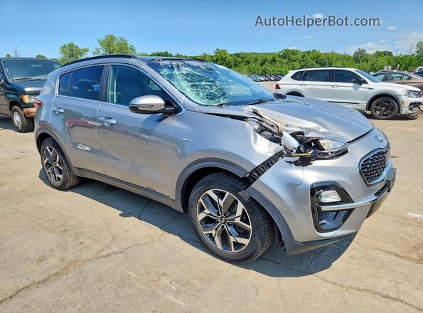 KNDPNCAC1L7697510 2020 KIA SPORTAGE Gray Передня права чверть