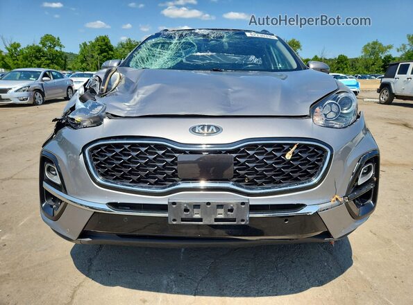 KNDPNCAC1L7697510 2020 KIA SPORTAGE Gray Вид спереду