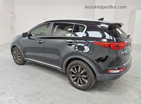 KNDPNCAC2J7425206 2018 KIA SPORTAGE Black Հետևի ձախ
