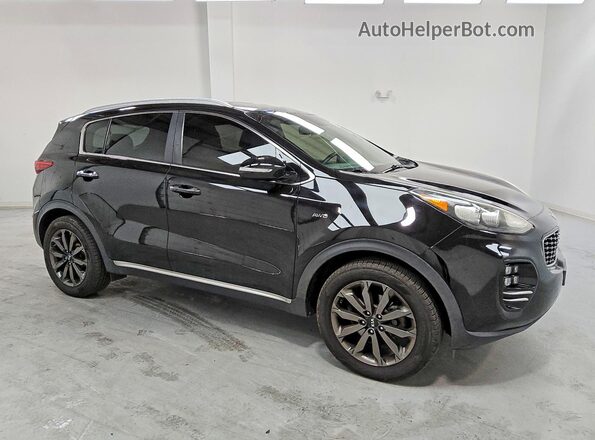 KNDPNCAC2J7425206 2018 KIA SPORTAGE Black Առջևի աջ