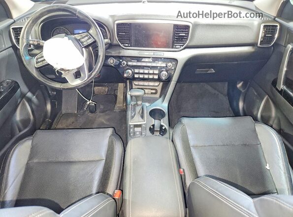 KNDPNCAC9N7013399 2022 KIA SPORTAGE White Առջևի վահանակի տեսք