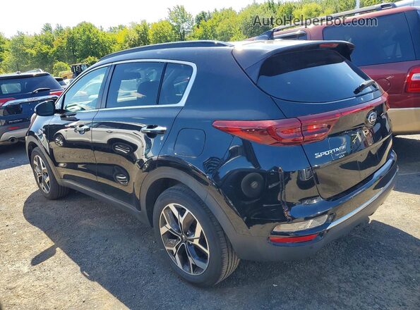 KNDPNCACXL7767375 2020 KIA SPORTAGE Black Rear left