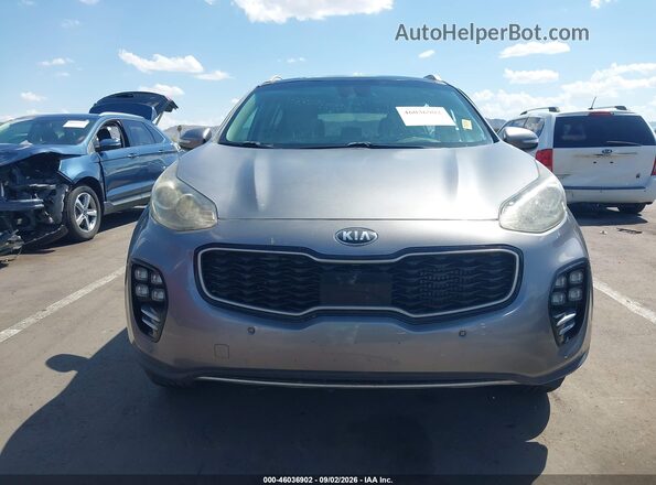 KNDPRCA67H7263954 2017 KIA SPORTAGE Gray Вид щитка приладів