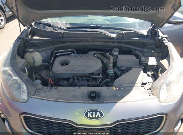 KNDPRCA67H7263954 2017 KIA SPORTAGE Gray Вид ззаду