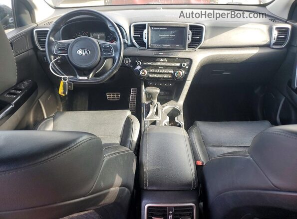 KNDPRCA67J7380794 2018 KIA SPORTAGE Black Вид панелі приладів