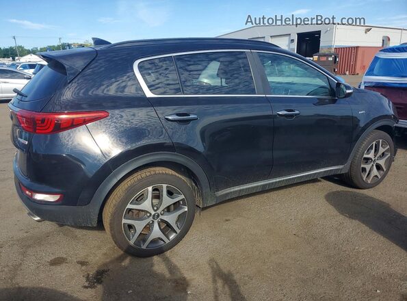 KNDPRCA67J7380794 2018 KIA SPORTAGE Black Задня права чверть