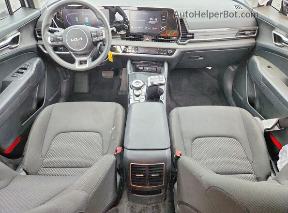 KNDPU3DG5S7201477 2025 KIA SPORTAGE White Вид панелі приладів