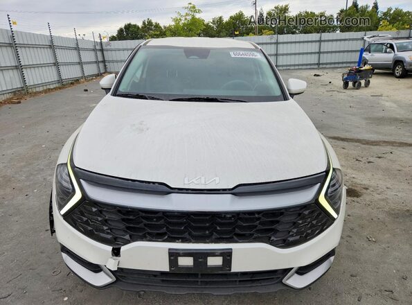 KNDPU3DG5S7201477 2025 KIA SPORTAGE White Вид спереду