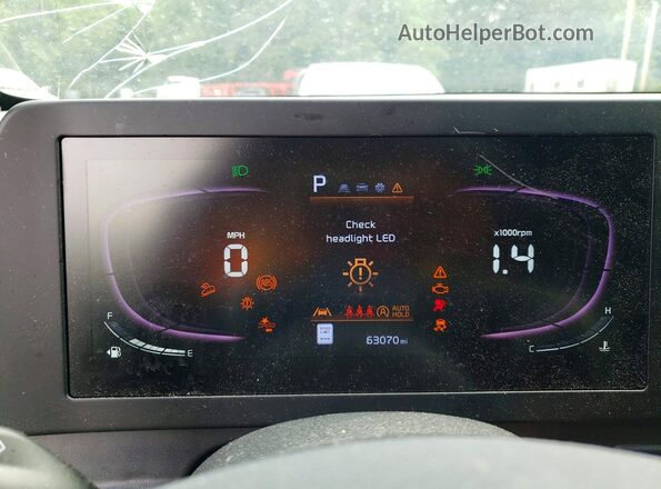 KNDPUCAF5P7158102 2023 KIA SPORTAGE Black Вид щитка приладів