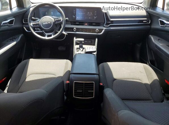 KNDPUCDF6R7273614 2024 KIA SPORTAGE Gray Առջևի վահանակի տեսք