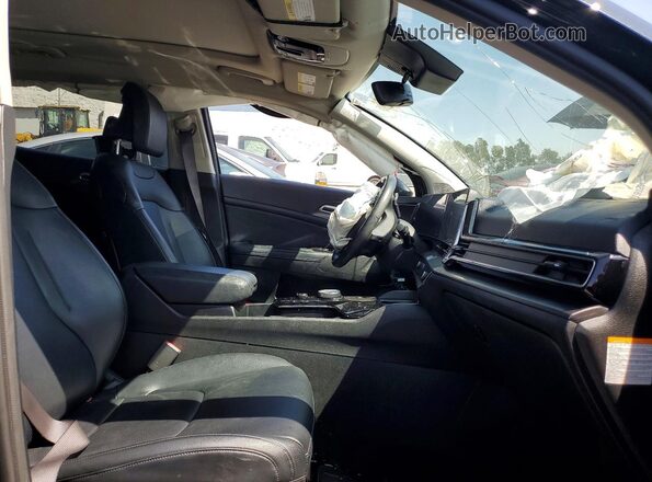 KNDPVCAG1P7040537 2023 KIA SPORTAGE Black Widok wnętrza z przodu