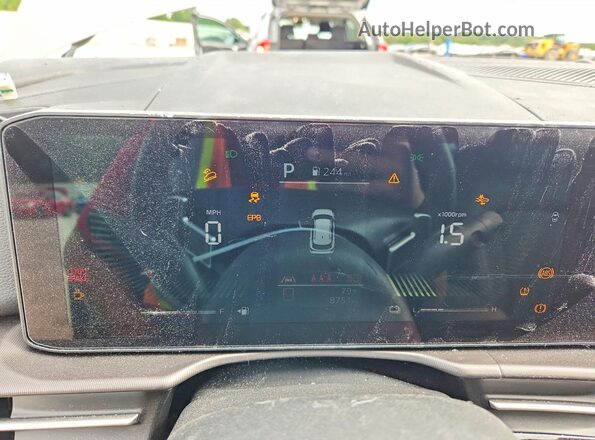 KNDPVDDG3T7298716 2026 KIA SPORTAGE Gray Вид щитка приладів