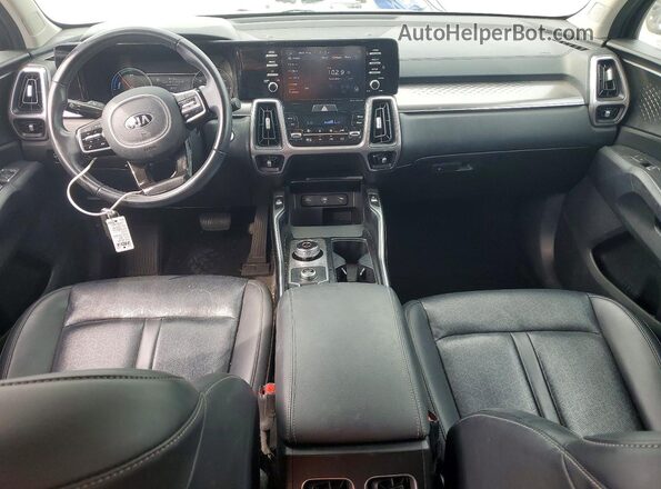 KNDRG4LG2M5033688 2021 KIA SORENTO Black Dashboard view