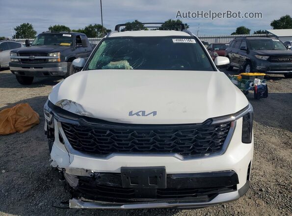 KNDRJDJHXS5390109 2025 KIA SORENTO White Vista frontal