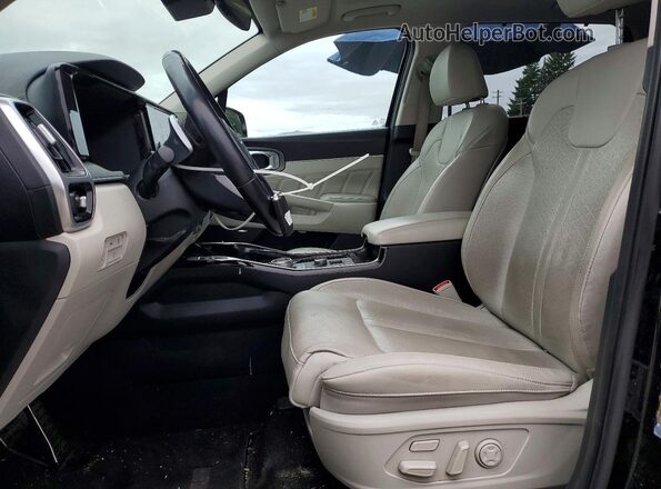 KNDRMDLG7P5136408 2023 KIA SORENTO Black Vista interior delantera