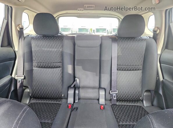 KNMAT2MT0JP621940 2018 NISSAN ROGUE Black Widok tylnych siedzeń