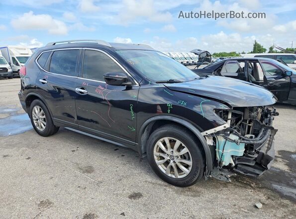 KNMAT2MT0JP621940 2018 NISSAN ROGUE Black Przód prawy