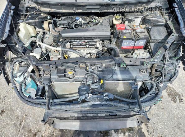 KNMAT2MT0JP621940 2018 NISSAN ROGUE Black Widok komory silnika