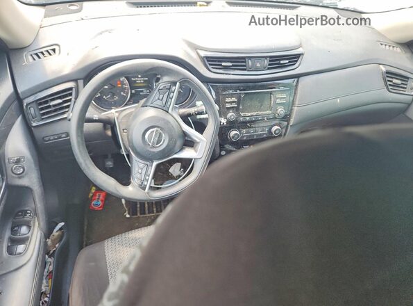 KNMAT2MT1HP504765 2017 NISSAN ROGUE Silver Vista del salpicadero
