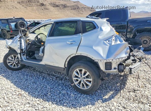 KNMAT2MT1JP528070 2018 NISSAN ROGUE Серебряный Задняя левая четверть