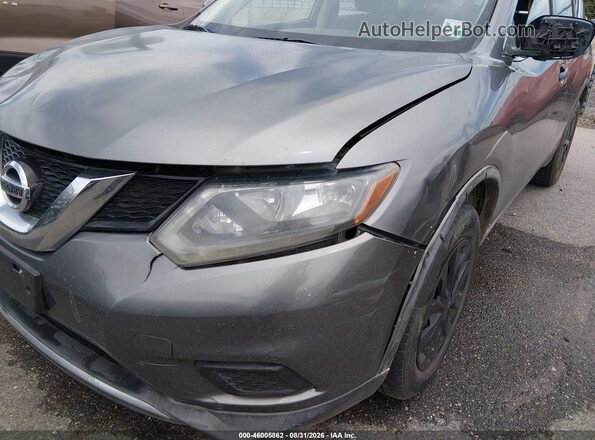 KNMAT2MT2GP700731 2016 NISSAN ROGUE Gray Front view