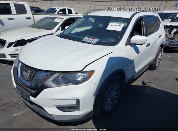 KNMAT2MT2JP562776 2018 NISSAN ROGUE White წინა მარცხენა ხედი სამი მეოთხედიდან