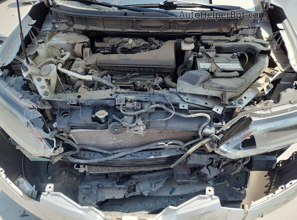 KNMAT2MT3GP671272 2016 NISSAN ROGUE Silver უკანა სალონის ხედი