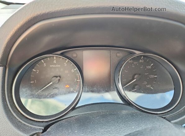 KNMAT2MT3HP615544 2017 NISSAN ROGUE Black Instrument cluster view