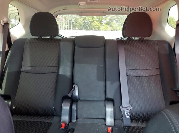 KNMAT2MT4HP521771 2017 NISSAN ROGUE Черный Вид задних сидений