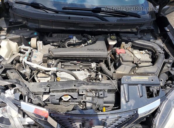 KNMAT2MT4HP521771 2017 NISSAN ROGUE Черный Вид подкапотного пространства