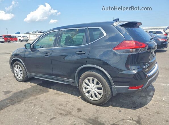 KNMAT2MT5HP540264 2017 NISSAN ROGUE Черный Задняя левая четверть
