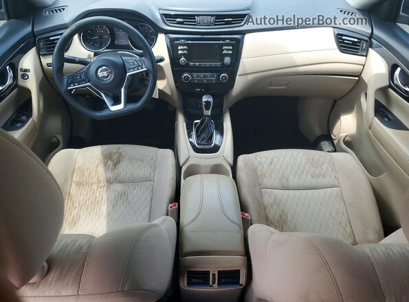 KNMAT2MT5HP540264 2017 NISSAN ROGUE Черный Вид панели приборов