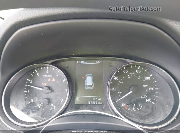KNMAT2MT5HP608501 2017 NISSAN ROGUE Gray უკანა სავარძლების ხედი
