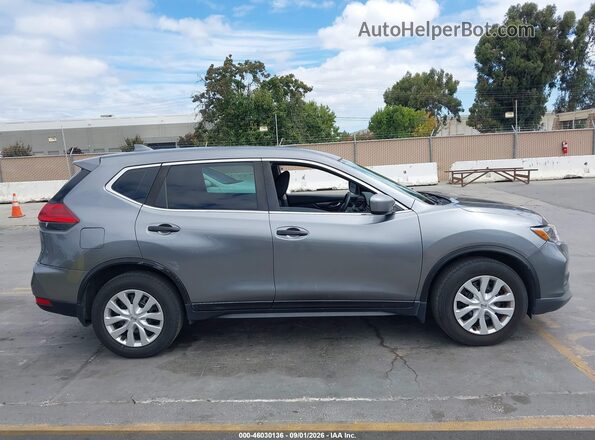 KNMAT2MT5HP608501 2017 NISSAN ROGUE Gray უკანა სალონის ხედი
