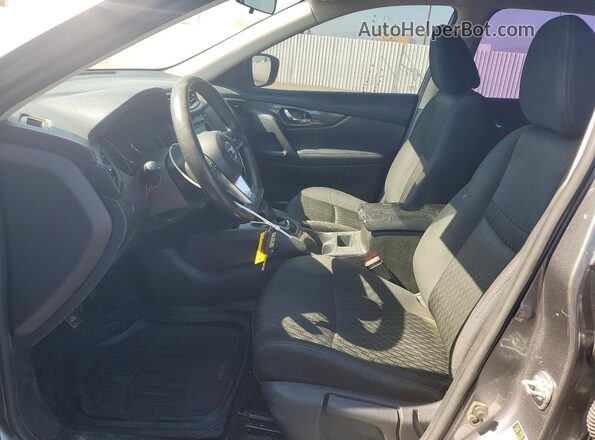 KNMAT2MT5JP578566 2018 NISSAN ROGUE Gray Widok wnętrza z przodu