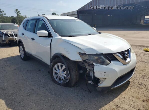 KNMAT2MT6GP632241 2016 NISSAN ROGUE White Przód prawy