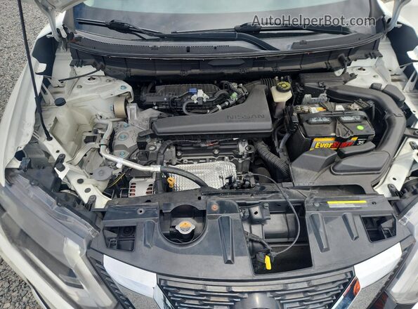 KNMAT2MT8HP500034 2017 NISSAN ROGUE White უკანა სალონის ხედი