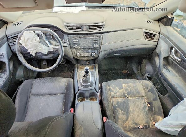 KNMAT2MT8HP522874 2017 NISSAN ROGUE Silver Dashboard view