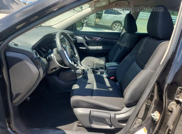 KNMAT2MT8HP617337 2017 NISSAN ROGUE Black Vista interior delantera