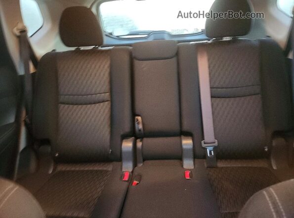 KNMAT2MT8JP502842 2018 NISSAN ROGUE Gray უკანა სავარძლების ხედი