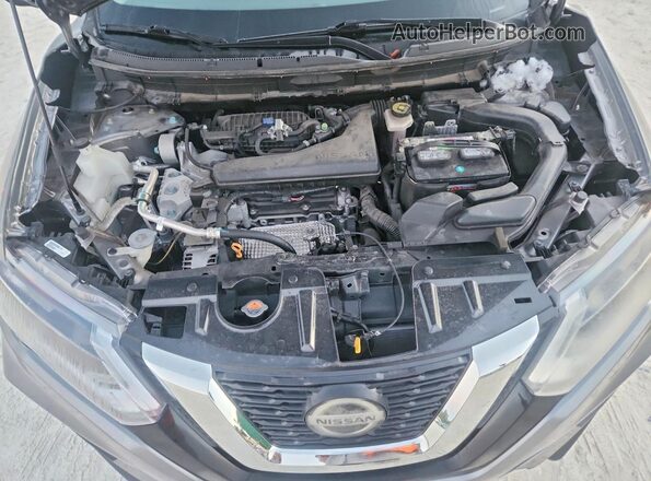 KNMAT2MT8JP502842 2018 NISSAN ROGUE Gray ძრავის განყოფილების ხედი