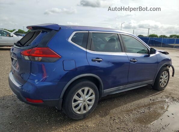 KNMAT2MT8JP574933 2018 NISSAN ROGUE Blue Հետևի աջ