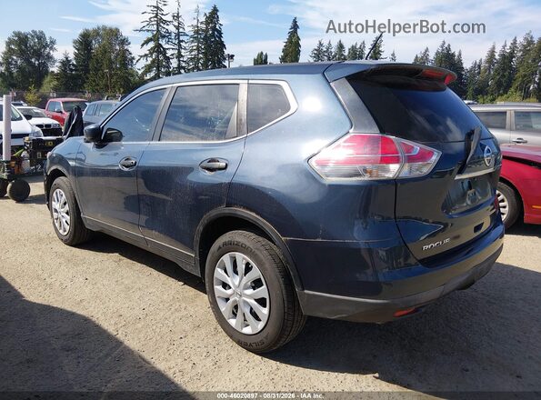 KNMAT2MT9GP692725 2016 NISSAN ROGUE Dark Blue უკანა მარცხენა