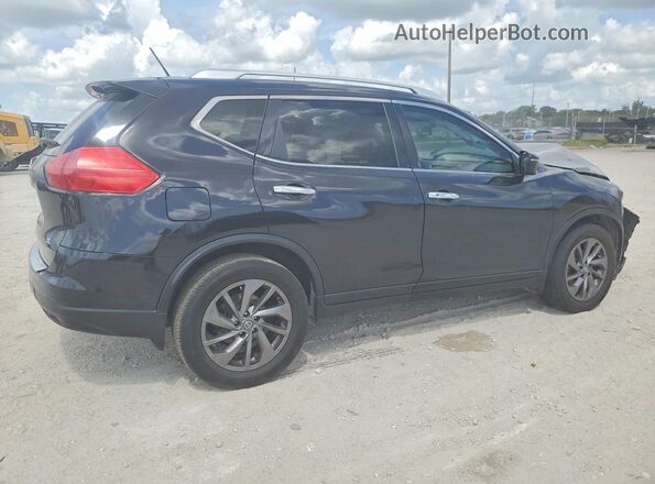 KNMAT2MT9GP701553 2016 NISSAN ROGUE Черный Задняя правая четверть