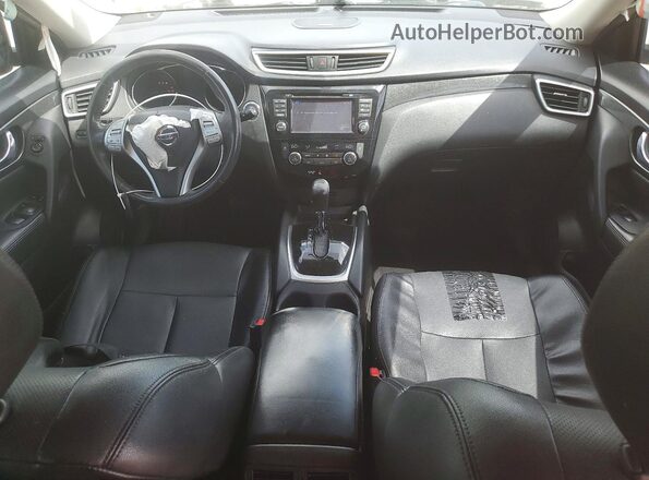 KNMAT2MT9GP701553 2016 NISSAN ROGUE Черный Вид панели приборов
