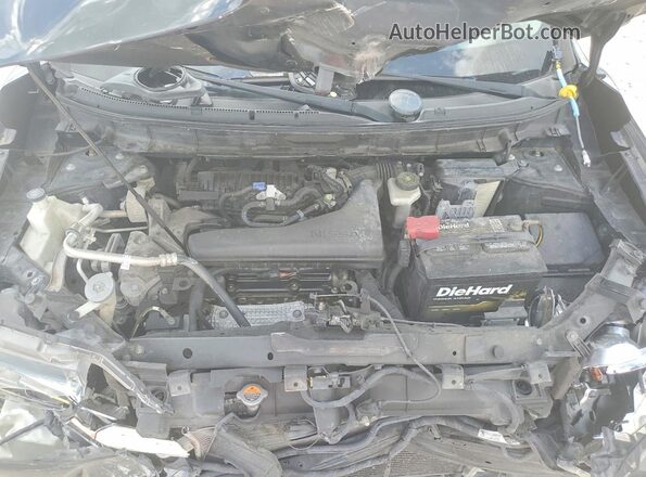 KNMAT2MT9GP701553 2016 NISSAN ROGUE Черный Вид подкапотного пространства