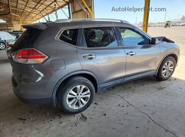 KNMAT2MT9GP735329 2016 NISSAN ROGUE Серый Задняя правая четверть