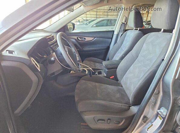 KNMAT2MT9GP735329 2016 NISSAN ROGUE Серый Вид салона спереди