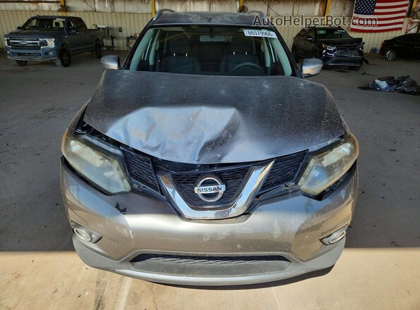 KNMAT2MT9GP735329 2016 NISSAN ROGUE Серый Вид спереди