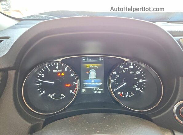 KNMAT2MT9GP735329 2016 NISSAN ROGUE Серый Вид щитка приборов